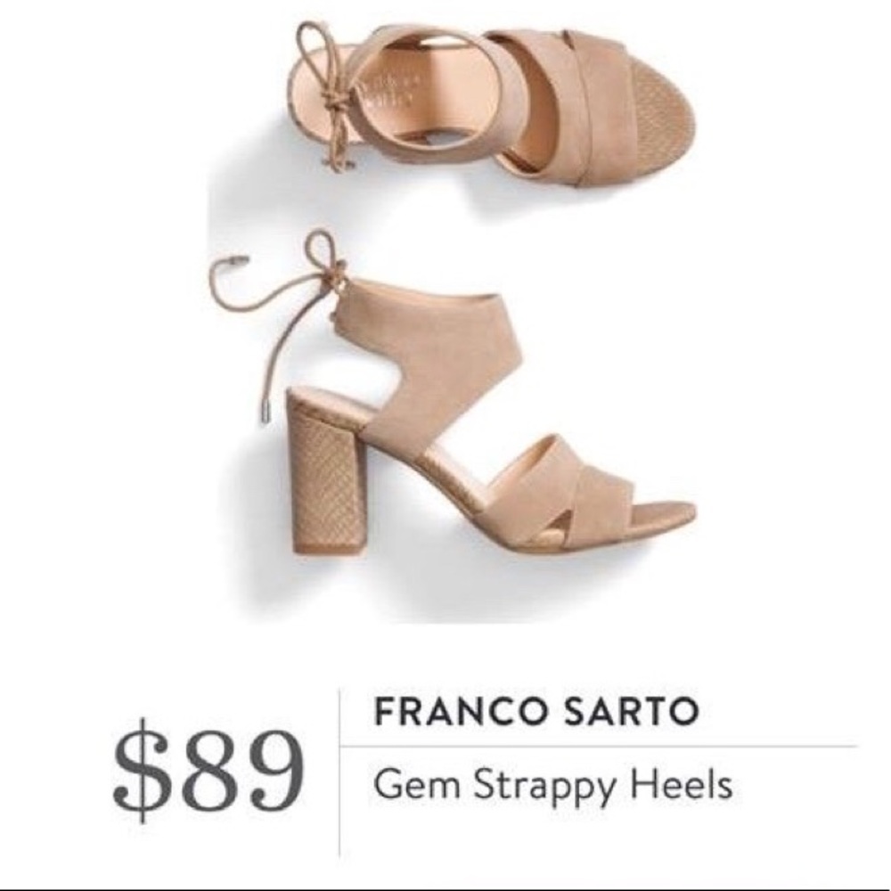 FRANCO SARTO- Gem Strappy Heels